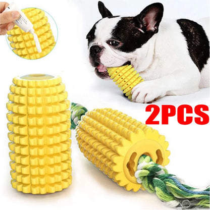 6Pieces Pet Chewing Corn Shaped Dog Chew Toy, Pet Supplies for Oral Disease Prevention and Cleaning for Small to Large Dogs