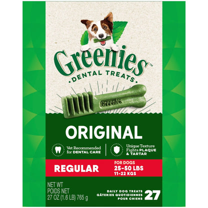 Greenies Original Flavor Dental Treats for Dogs, 54 Oz Box, Shelf-Stable