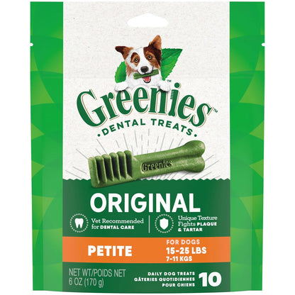 Greenies Petite Original Flavor Dental Treats for Dogs, 54 Oz Box