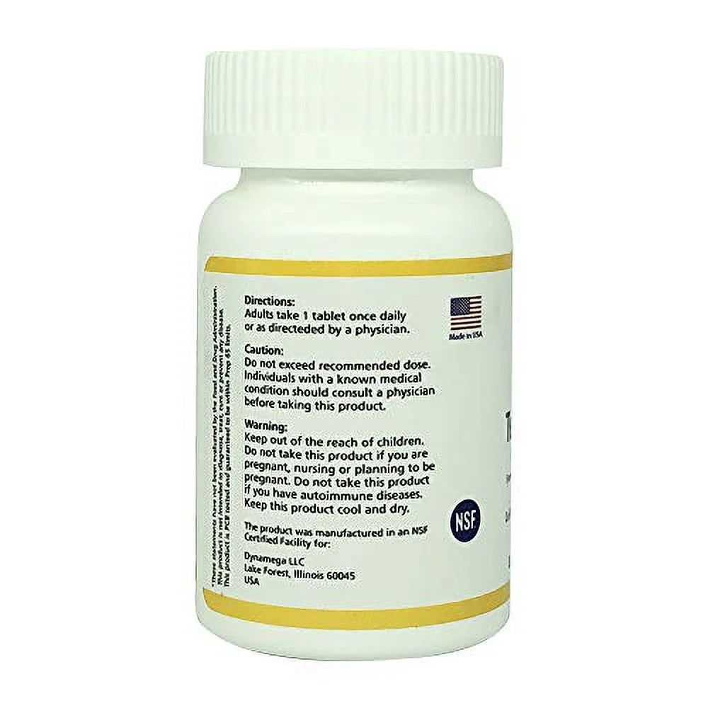 Telomeres up W 98% Astragaloside Iv-Tripled Absorption, US Made (GMP) Anti-Aging + Immune Benefits, Tablet