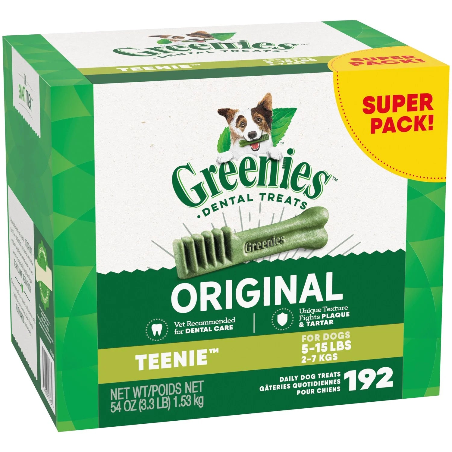 Greenies Original Flavor Dental Treats for Dogs, 54 Oz Box, Shelf-Stable