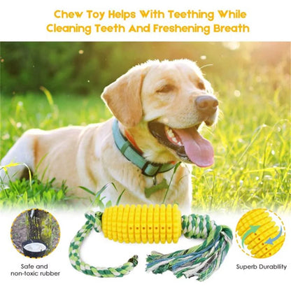 6Pieces Dog Corn-Shaped Toy Puppy Chew Cleaning Teeth Toys Pet Molar Stick Anti-Bite Pet Supplies for Large and Medium-Sized Dogs