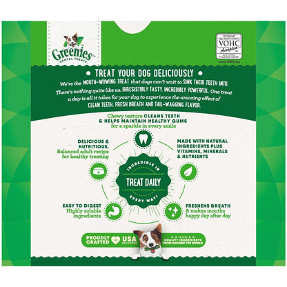 Greenies Petite Original Flavor Dental Treats for Dogs, 54 Oz Box