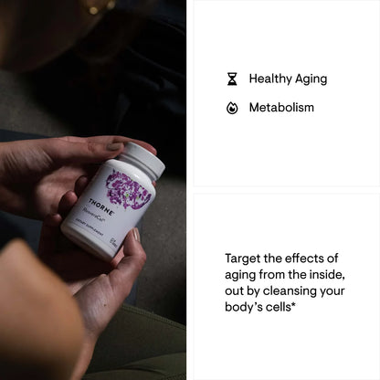 Thorne Resveracel Support Your Body’S Natural Aging Process and Cellular Metabolism - 60 Caps