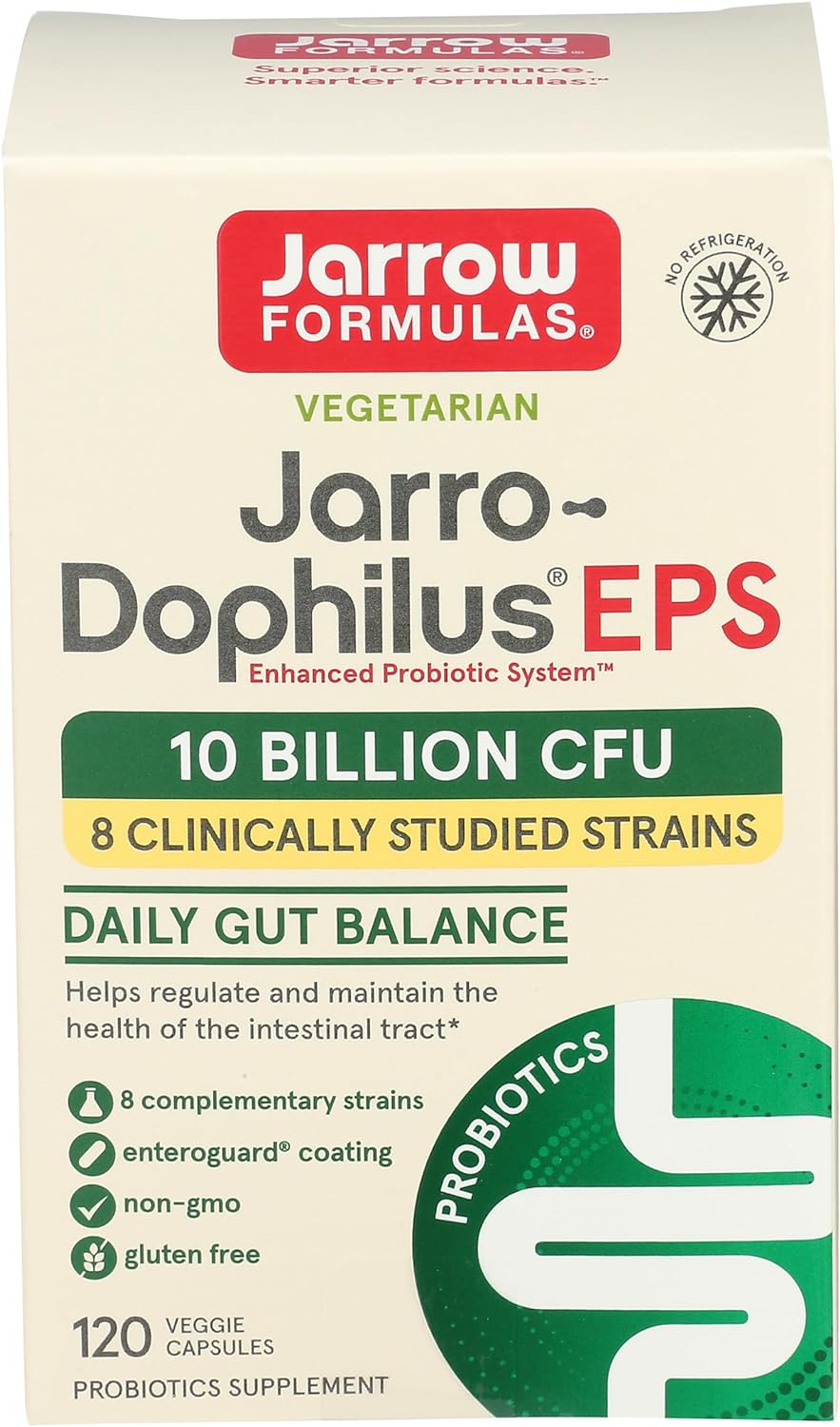 JARROW FORMULAS Jarro-Dophilus EPS Vegetarian Capsules, 120 CT