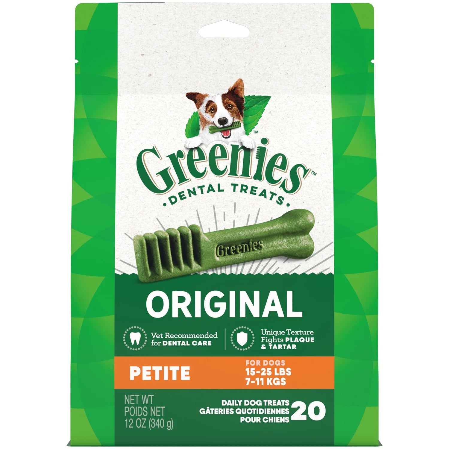 Greenies Petite Original Flavor Dental Treats for Dogs, 54 Oz Box