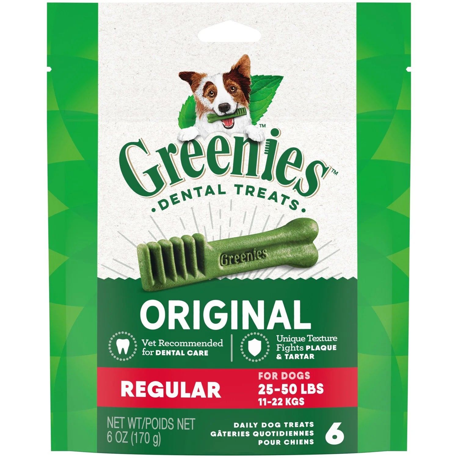 Greenies Original Flavor Dental Treats for Dogs, 54 Oz Box, Shelf-Stable