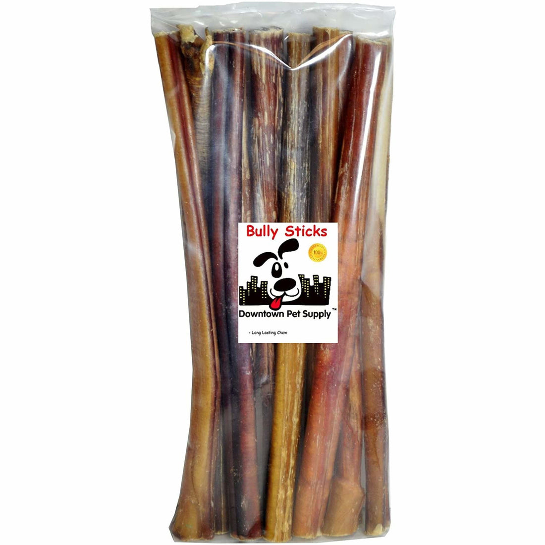 Downtown Pet Supply Bully Sticks for Dogs Free Range Dog Treats 1 Lbs