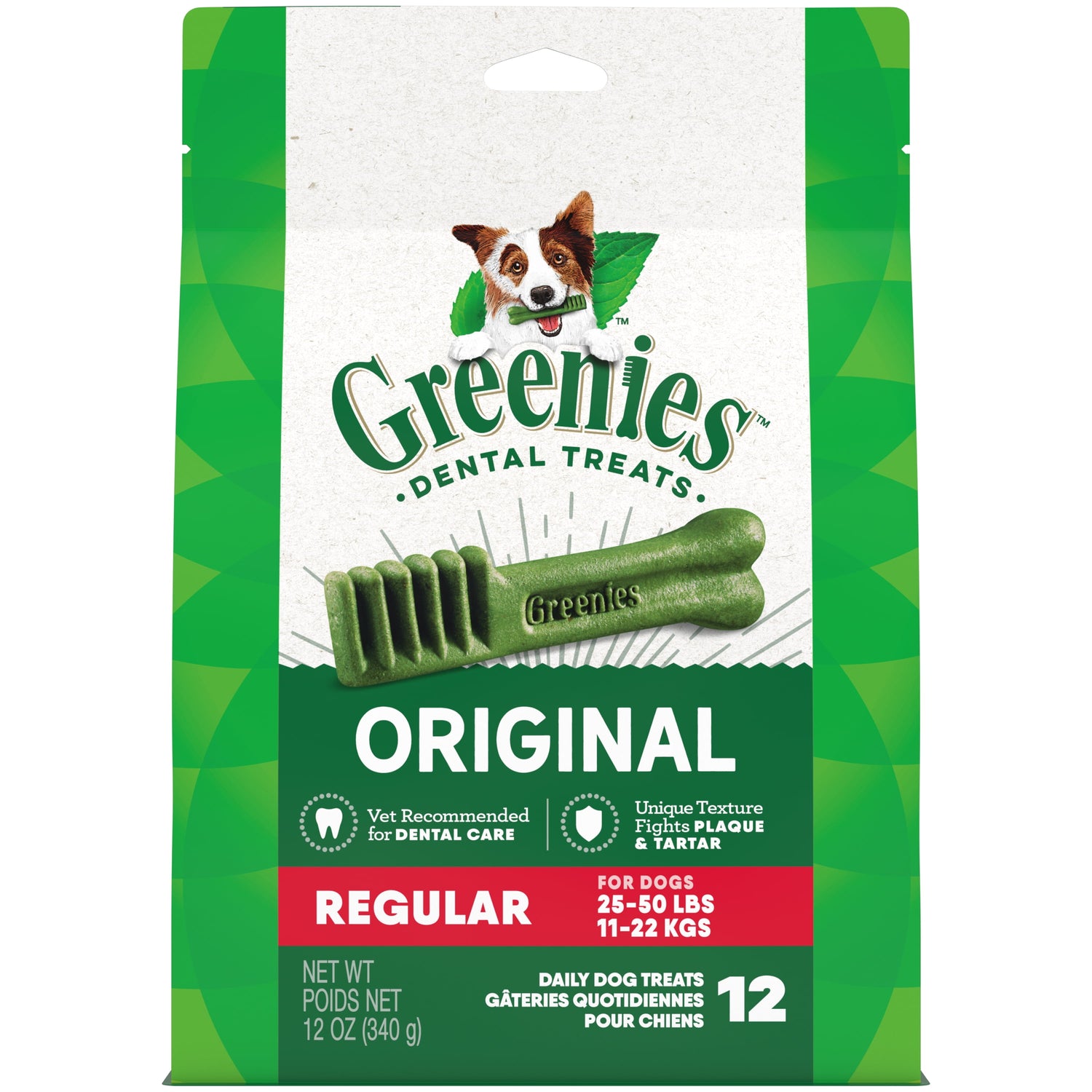 Greenies Original Flavor Dental Treats for Dogs, 54 Oz Box, Shelf-Stable