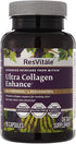 Resvitale Ultra Collagen Enhance - anti Aging Skin Care and Joint Supplement with Hydrolyzed Collagen Peptides, Hyaluronic Acid, Resveratrol, Grape Seed Extract and Dermaval Bioactive Blend, 90 Caps