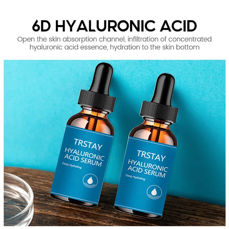 Hyaluronic Acid Face Serum Moisturizing Shrink Pores Remove Fine Lines Anti-Aging Anti-Wrinkle Deep Care  whitening cream