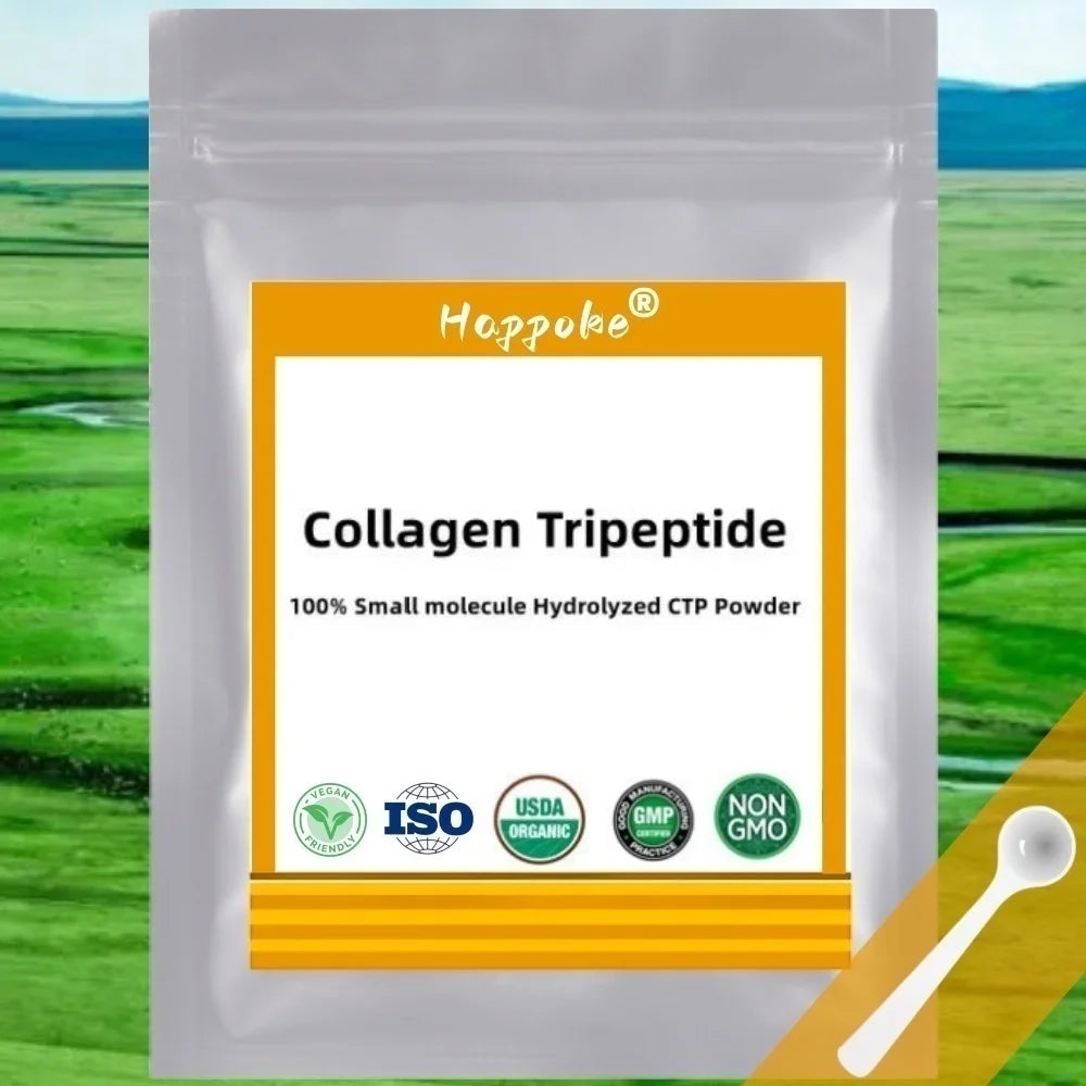 100% Hydrolyzed Ctp Collagen Tripeptide Powder, Food/cosmetic Grade, Reduce Wrinkle, Skin Whitening And Smooth, Free Shipping