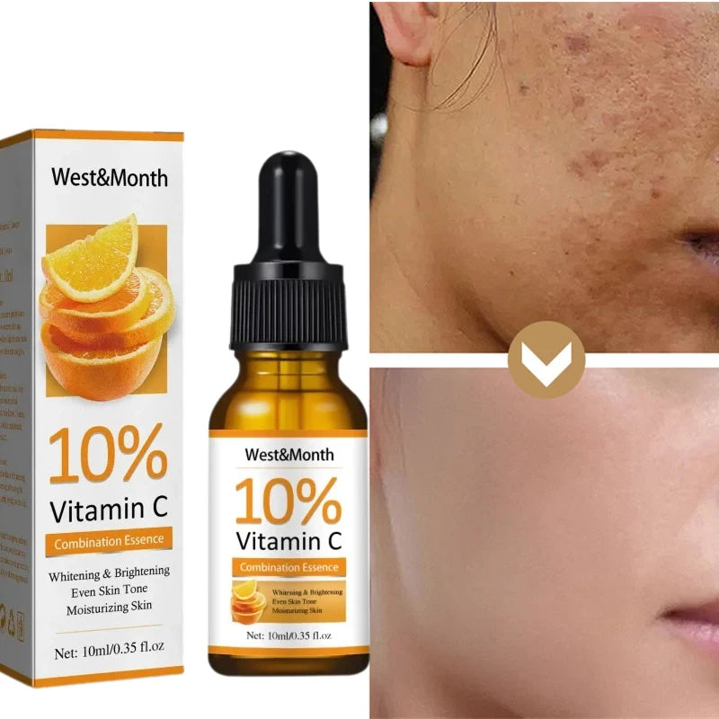 Vitamin C Whitening Face Serum Hyaluronic Acid Dark Spot Remover Facial Serum Sunburn Anti-oxidation Korean Skin Care Products