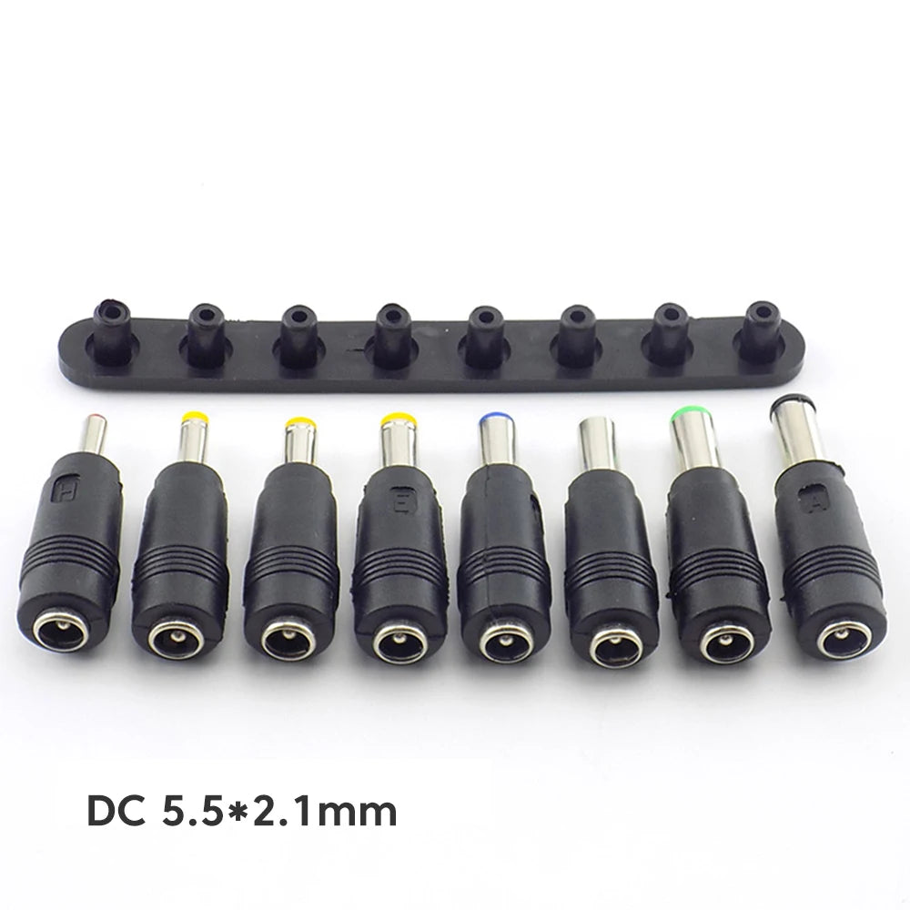 USB to DC Power Cable 5V To 12V Boost Converter 8 Adapters USB to DC Jack Charging Cable for Wifi Router Mini Fan Speaker