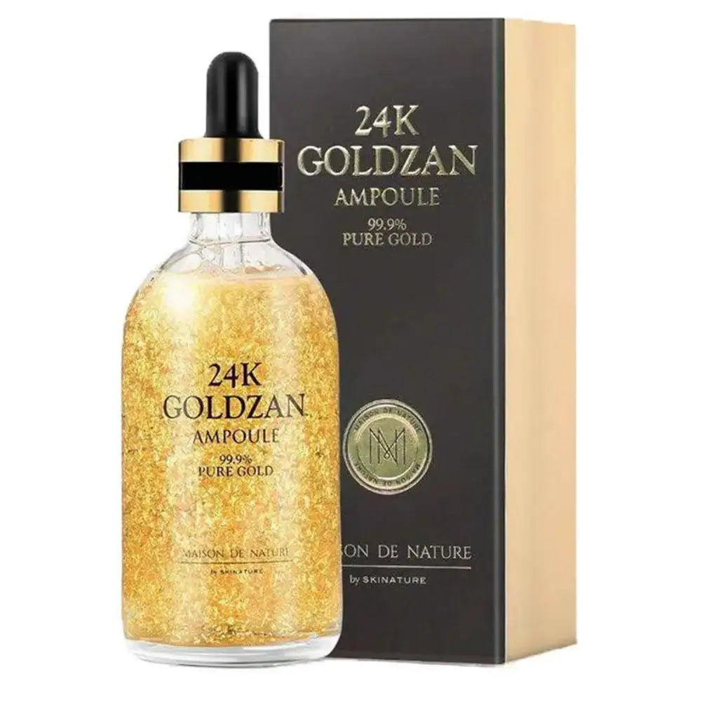 100ml 24k Gold Hyaluronic Acid Nicotinamide Face Serum Anti Aging Facial Lifting Collagen Essence Skin Care Whitening Serum