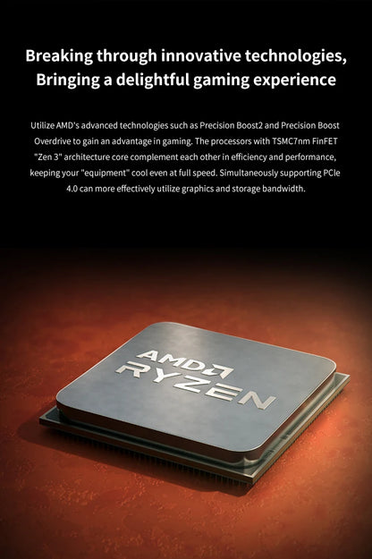 New  AMD Ryzen 7 5700X3D - R7 5700X3D 5000 Series 8-Core 4.1 GHz Socket AM4 Thread CPU Processor  New but without fan Game Cache