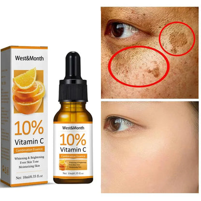 Vitamin C Whitening Face Serum Hyaluronic Acid Dark Spot Remover Facial Serum Sunburn Anti-oxidation Korean Skin Care Products