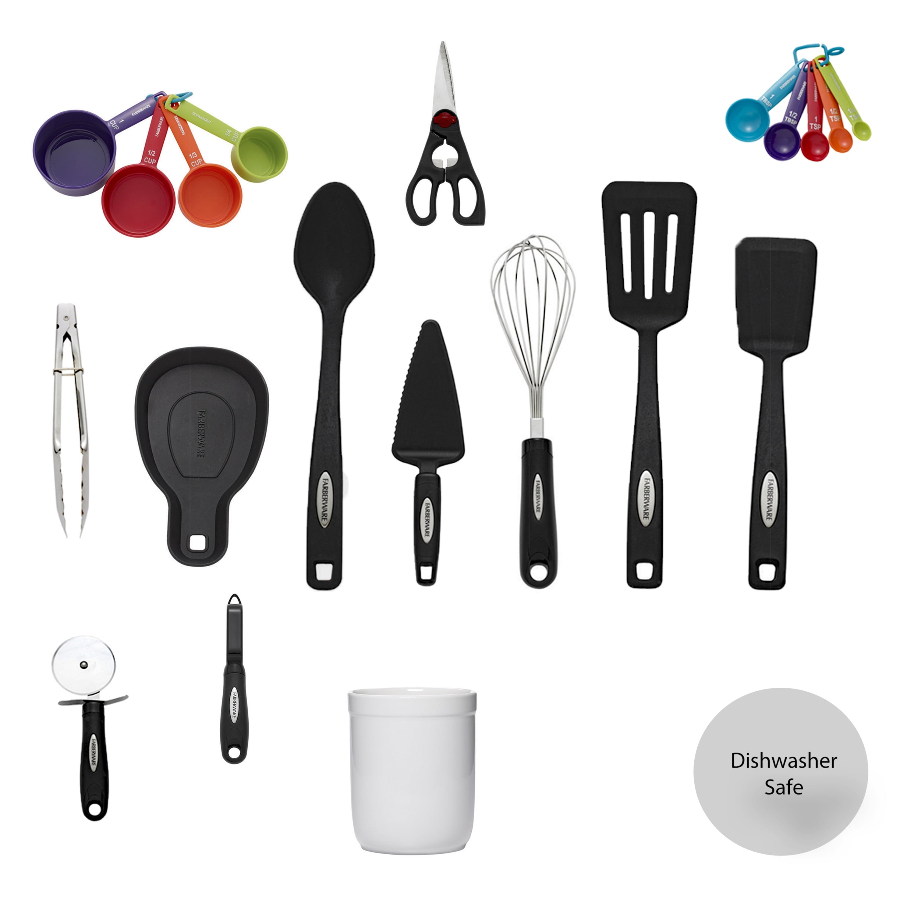 28-Piece Kitchen Utensil &amp; Gadget Set in Assorted Colors