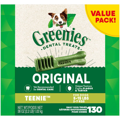 Greenies Original Flavor Dental Treats for Dogs, 54 Oz Box, Shelf-Stable