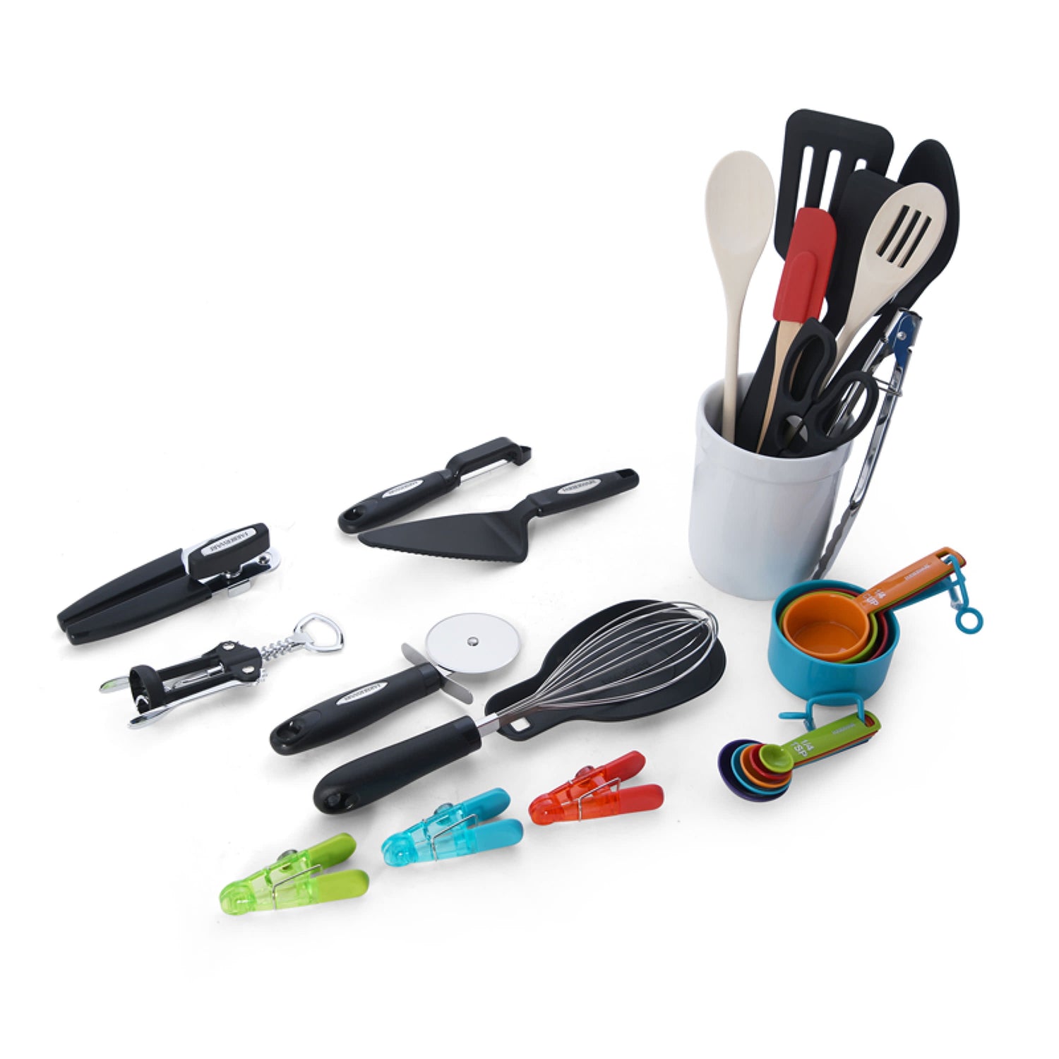 28-Piece Kitchen Utensil &amp; Gadget Set in Assorted Colors