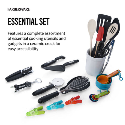 28-Piece Kitchen Utensil &amp; Gadget Set in Assorted Colors