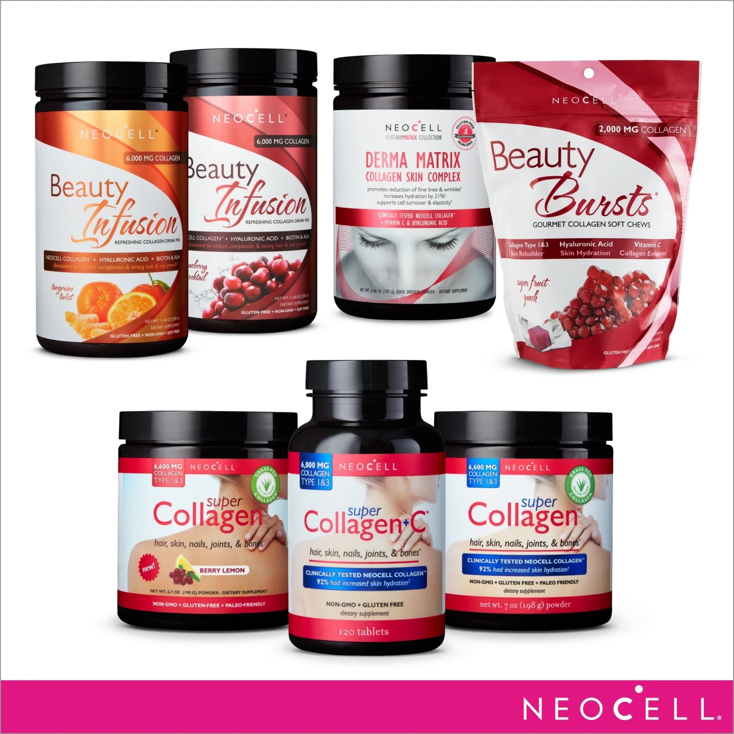 Neocell Super Collagen (Types 1 &amp; 3) + C Tablets, 250 Ct